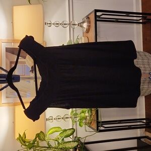 Cato's women's off shoulder sleeveless summer top, Size 14/16W, color-black